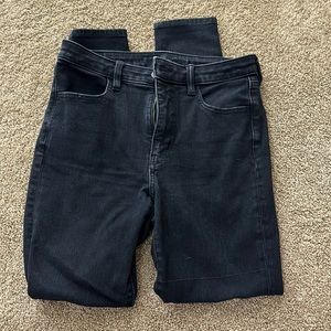 Black Dark Wash Skinny Jean
